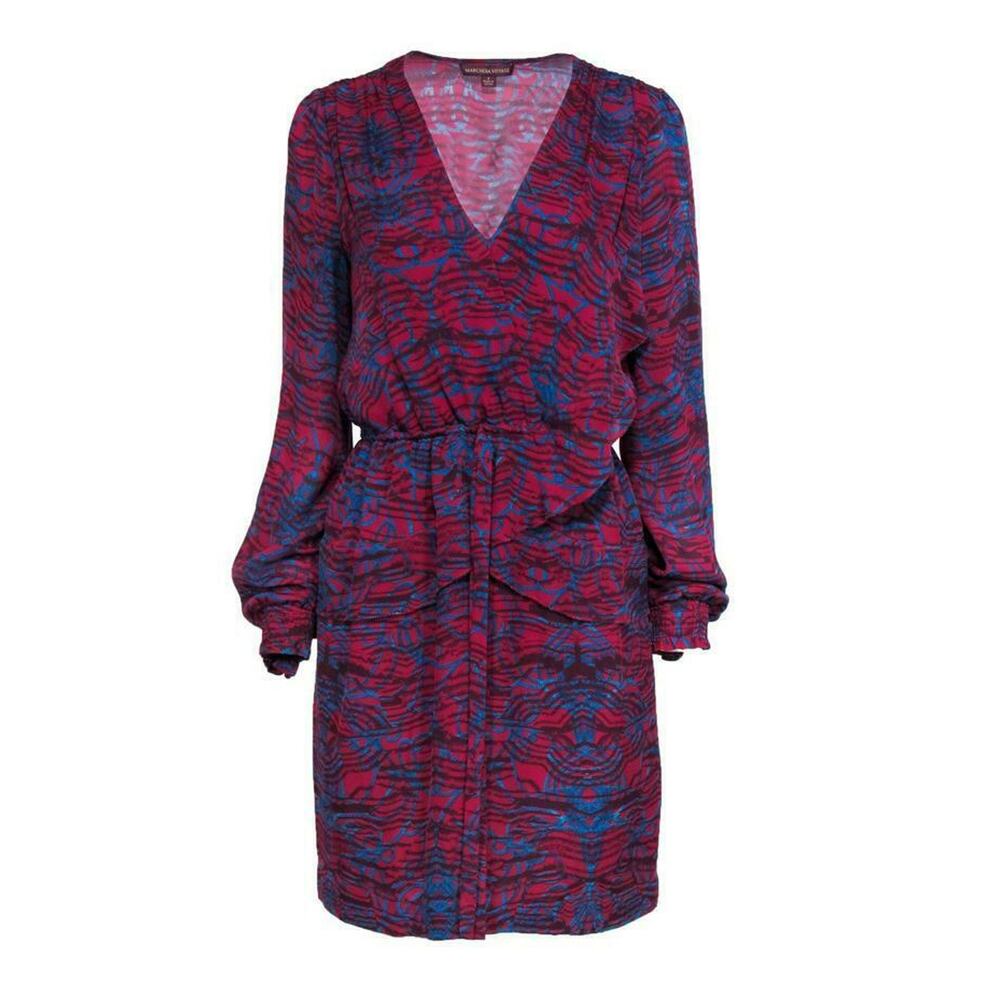 Marchesa Voyage Long Sleeve Boho Dress Size US 6